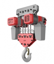 15噸DLER環(huán)鏈電動葫蘆穿軸式